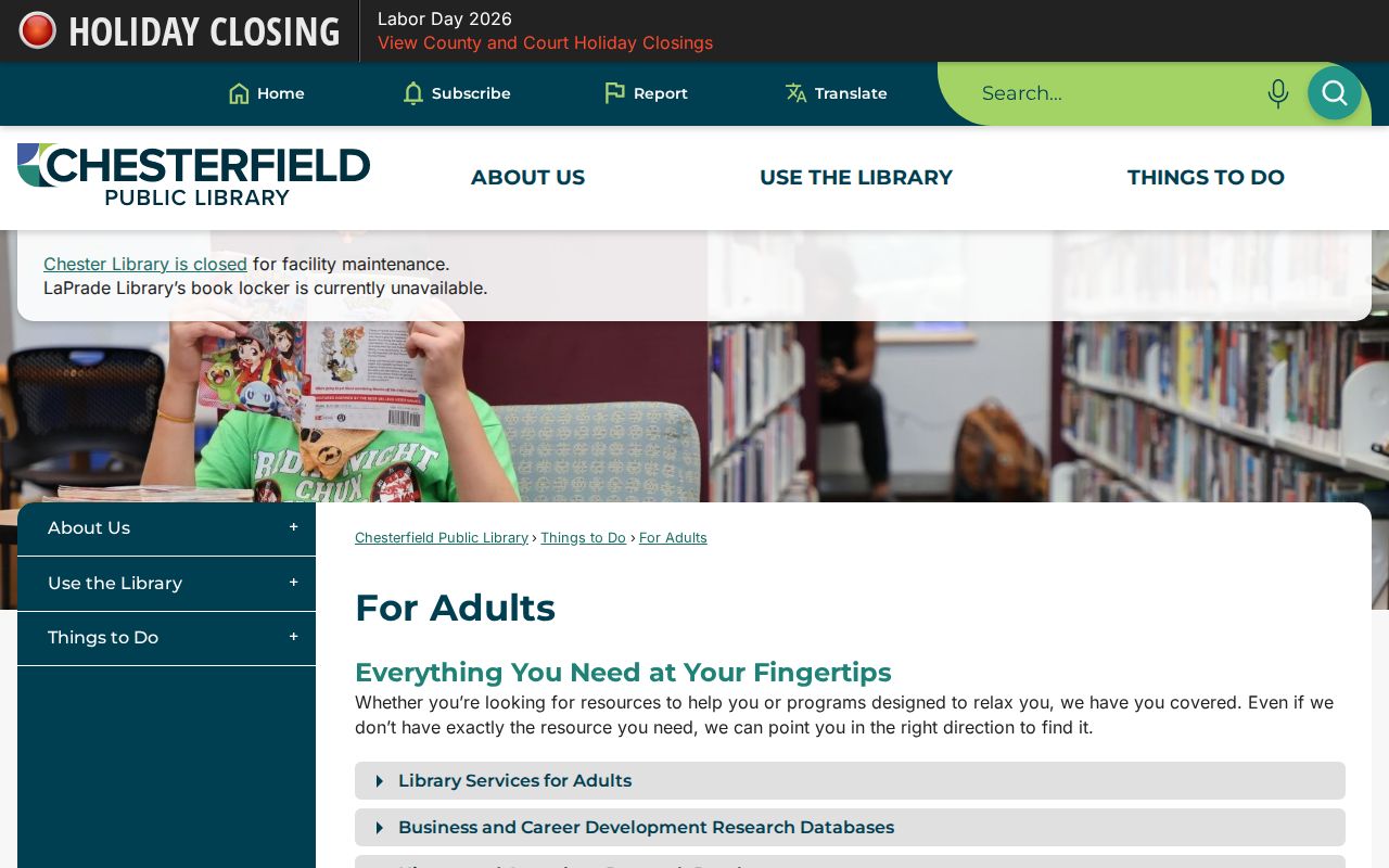 Meadowbrook city directory research at Chesterfield Public Library local-history collection